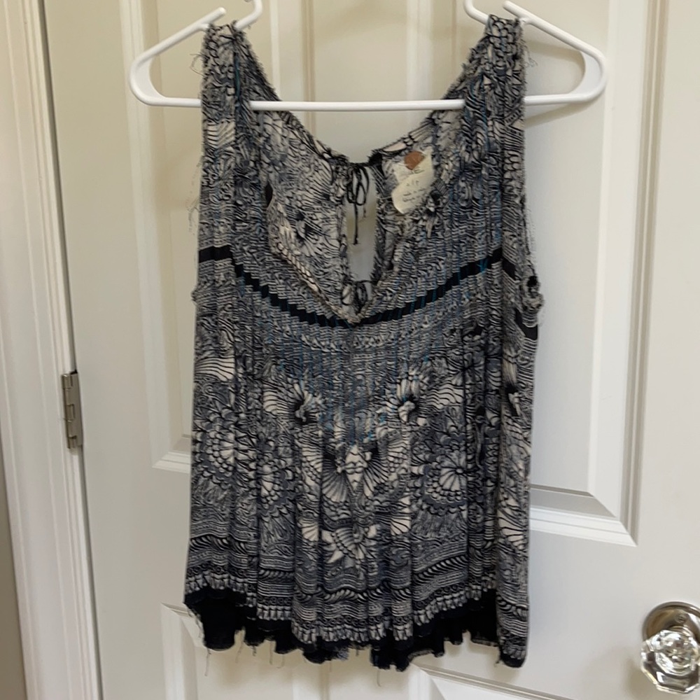 Free People Tie Back Top